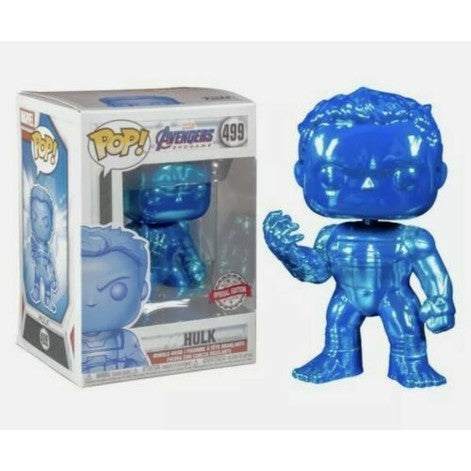 Funko POP - Avengers - 499 - End Game - Blue Chrome Special Edition - Hulk