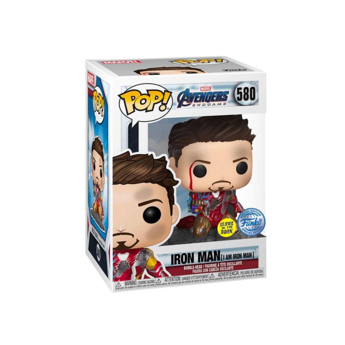 Funko POP - Marvel - Iron Man - 580 - I Am Iron Man - Special Edition