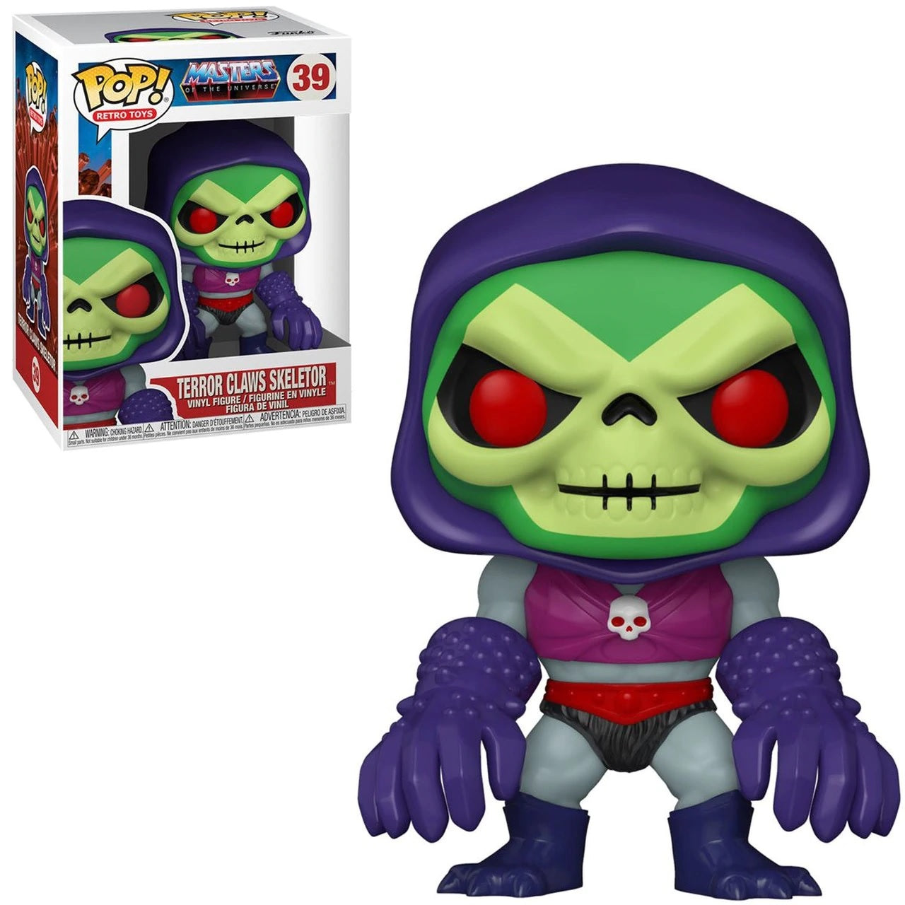 Funko POP - Animation - Masters of the Universe - 39 - Skeletor w/ Terror Claws