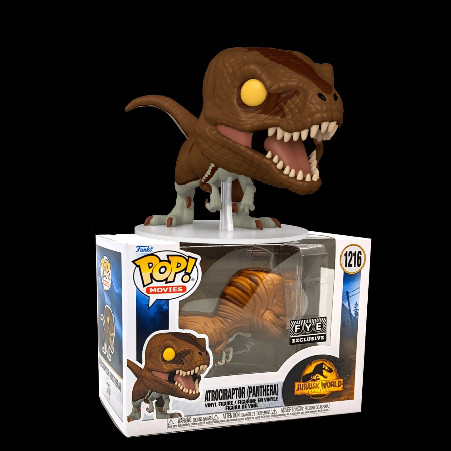 Funko POP - Movies - Jurassic World - 1216 - Atrociraptor (Panthera) - FYE Exclusive