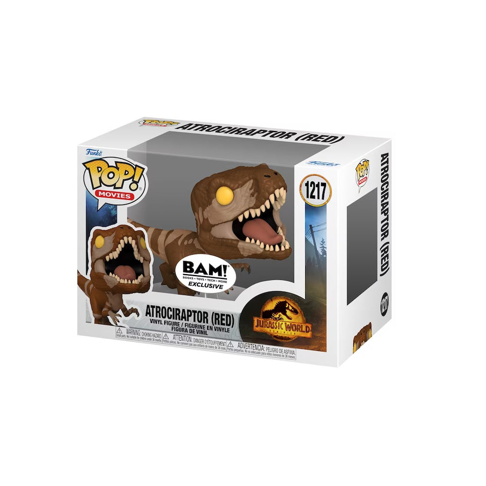 Funko POP - Movies - Jurassic World - 1217 - Atrociraptor (Red) - BAM Exclusive Edition