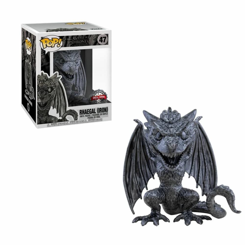 Funko POP - Movies - Spiel der Throne - 47 - Rhaegal (Iron) - Special Edition