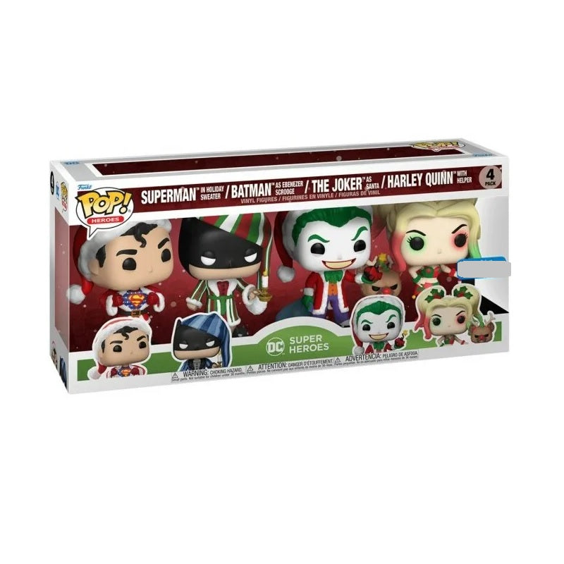 Funko POP - Packung mit 4 - DC Comics - DC Comics - Holidays