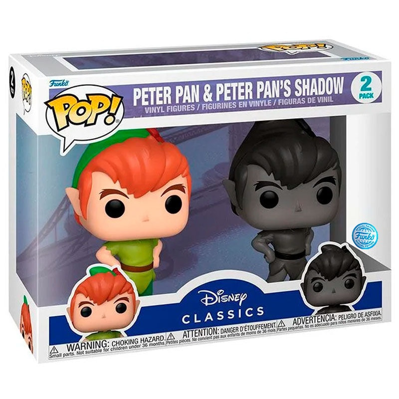 Funko POP - Disney - Peter Pan - Peter & Shadow - 2 Pack - Exclusive