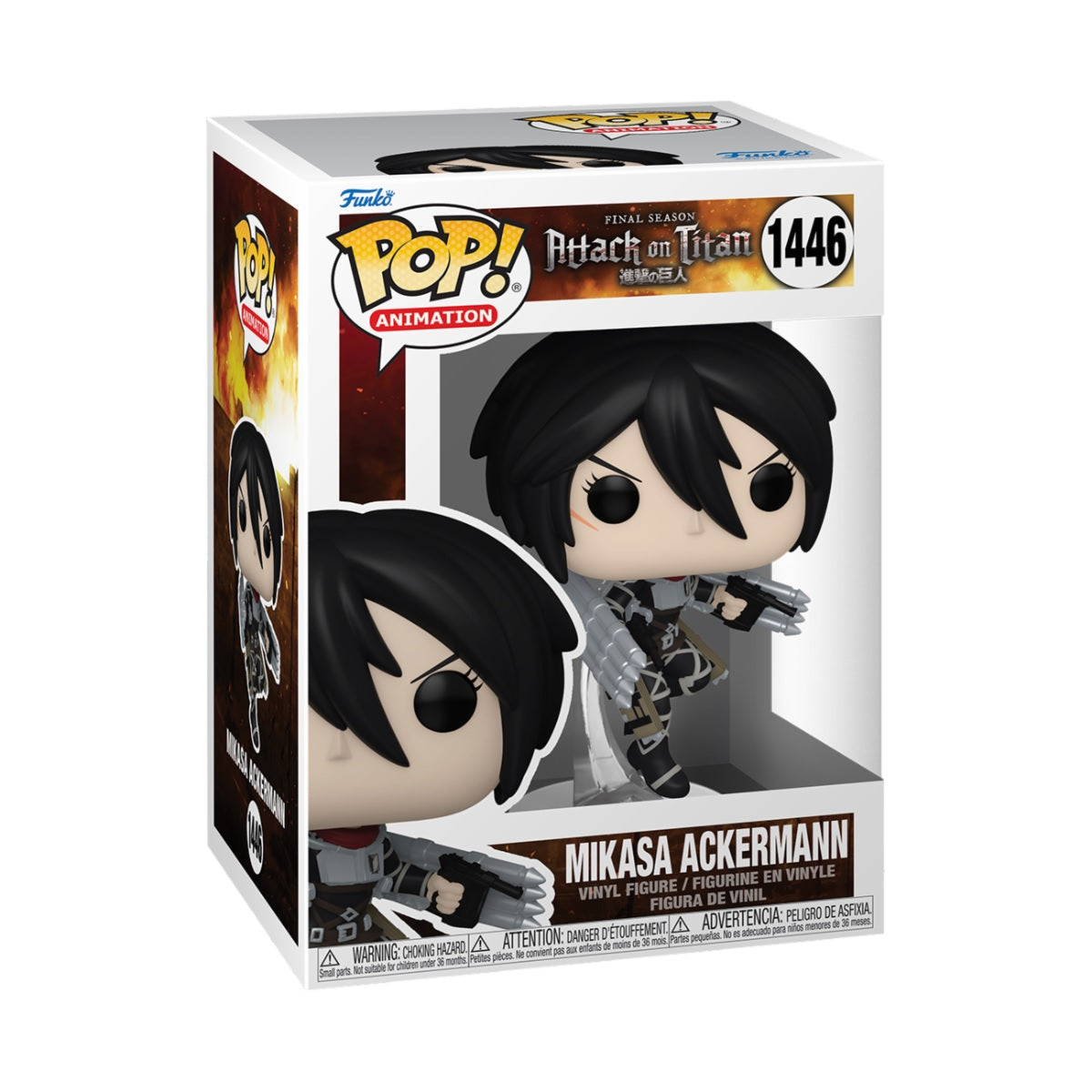 Funko POP - Animation - Attack on Titan - 1446 - Mikasa