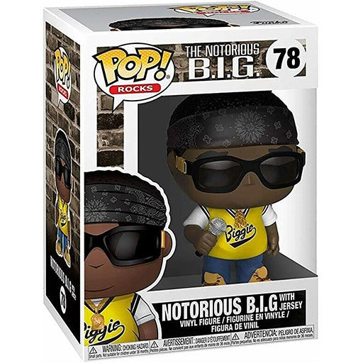 Funko POP - Rocks - Queen - 78 - Notorious B.I.G with Jersey