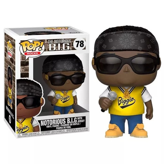 Funko POP - Rocks - Queen - 78 - Notorious B.I.G with Jersey