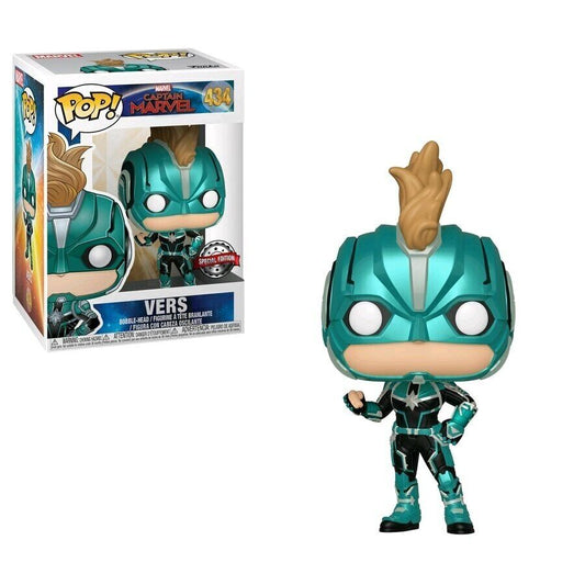Funko POP - Marvel - Captain Marvel - 434 - Vers w/helmet