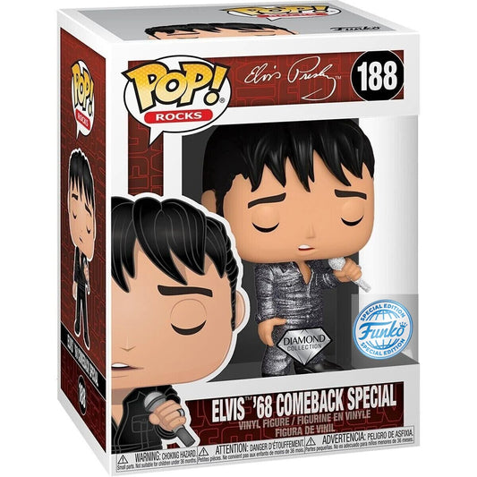 Funko POP - Rocks - Elvis Presley - 188 - 68 Comeback Special