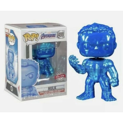 Funko POP - Avengers - 499 - End Game - Blue Chrome Special Edition - Hulk