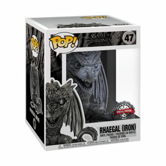 Funko POP - Movies - Spiel der Throne - 47 - Rhaegal (Iron) - Special Edition