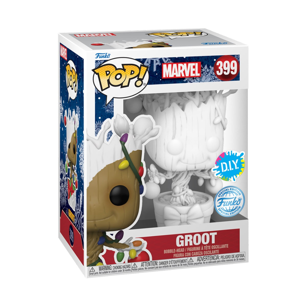 Funko POP - Marvel - Guardians of the Galaxy - 399 - Exclusive DIY - Groot