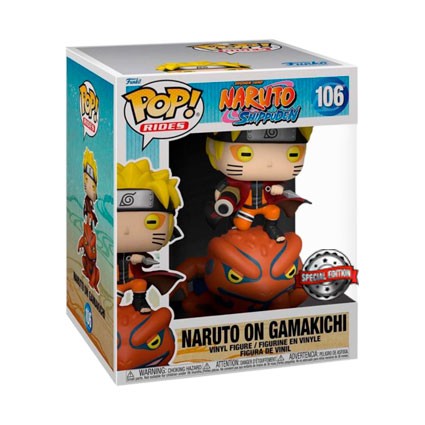Funko POP - Animation - Naruto - 106 - Naruto on Gamakichi - Special Edition