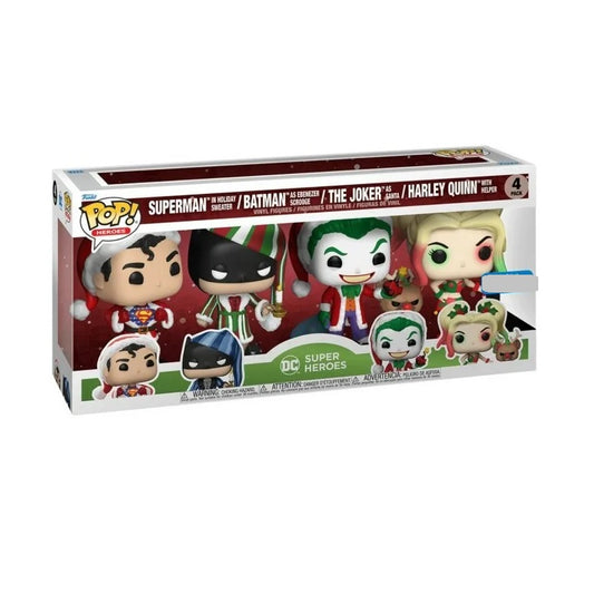 Funko POP - Packung mit 4 - DC Comics - DC Comics - Holidays