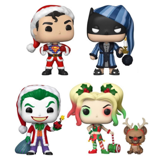 Funko POP - Packung mit 4 - DC Comics - DC Comics - Holidays