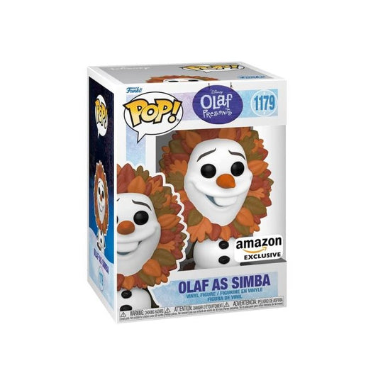 Funko POP - Disney - Frozen - 1179 - Olaf as Simba - Amazon Exclusive
