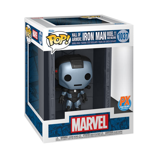 Funko POP - Marvel - Iron Man - 1037 - Hall of Armor : War Machine - Deluxe - Exclusive