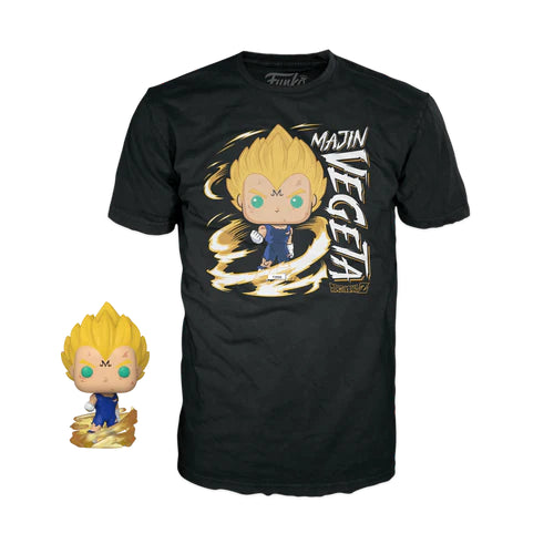 Funko POP - POP & Tee - Dragon Ball - Majin 862 - GW - Special Edition - Vegeta