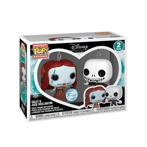 Funko Keychain - Pocket Pop! - Der Albtraum vor Weihnachten - Jack & Sally