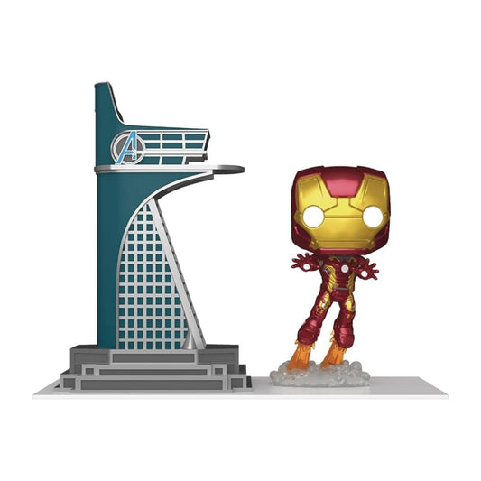 Funko POP - Town - Iron Man - 35 - Avengers Tower - Glow Special Edition