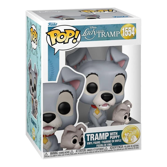 Funko POP - Disney - Susi und Strolch - 1554 - Strolch & Welpe